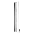 Kozza KB5000 – kompletní francouzský balkon hliníkový H1100 mm, plochý systém, matná anoda 000-850 (4)