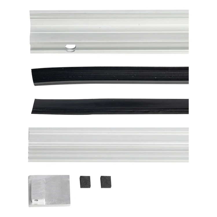 Kozza KB5000 – kompletní francouzský balkon hliníkový H1100 mm, plochý systém, matná anoda 000-850 (6)