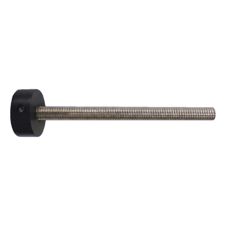 PSG jednostranná kulatá černá dveřní klika 32×1200 mm AISI 304 – montáž 45° 000-721 (4)