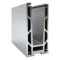 Kozza KF 1000 – hliníkový profil U pro celoprůhledné skleněné balustrády 5000 mm s odvodněním 000-878 (1)