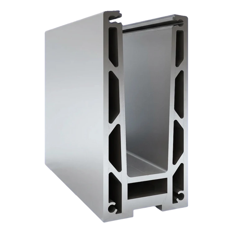 Kozza KF 1000 – hliníkový profil U pro celoprůhledné skleněné balustrády 5000 mm s odvodněním 000-878 (2)