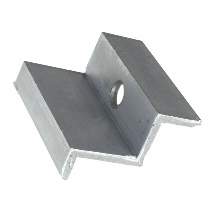 Koncová svorka H35 Hliník 6060 otvor M8 PV-03-05