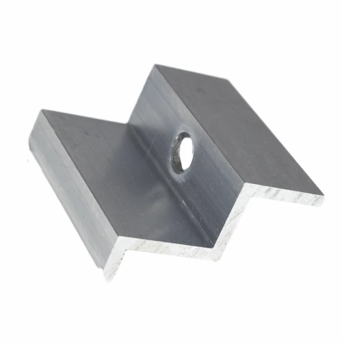 Koncová svorka H40 Hliník 6060 otvor M8 PV-03-09