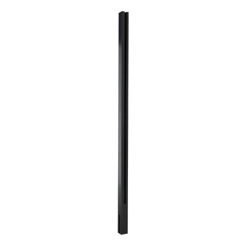 Rohový sloupek zábradlí 45x45x1283mm sklo 8,72mm tmavě šedý Kozza KR7500 000-890 (1)