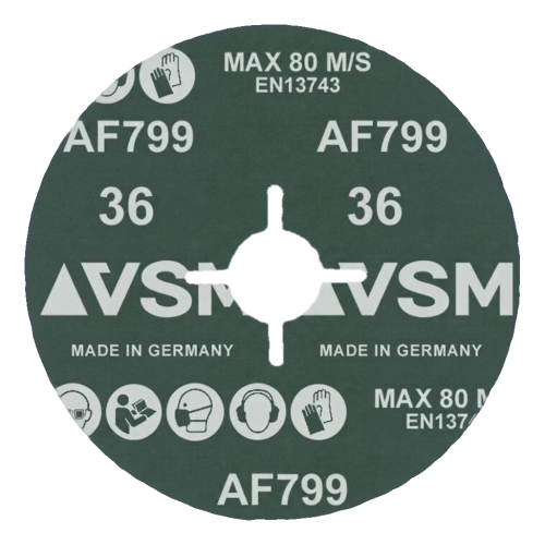 PFERD Actirox AF799 – keramický fíbrový kotouč 125 mm P36 pro ocel a INOX 000-891 (2)