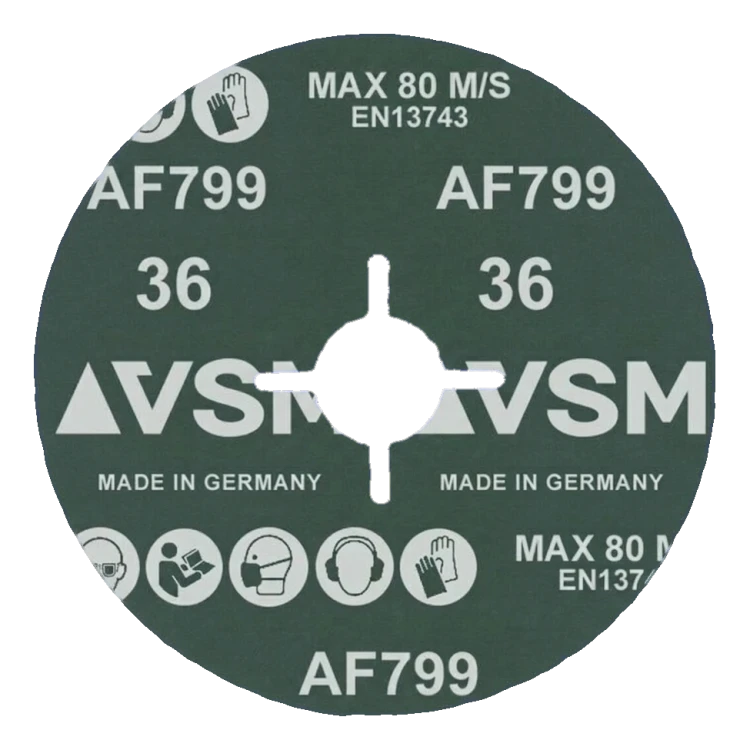 PFERD Actirox AF799 – keramický fíbrový kotouč 125 mm P36 pro ocel a INOX 000-891 (2)