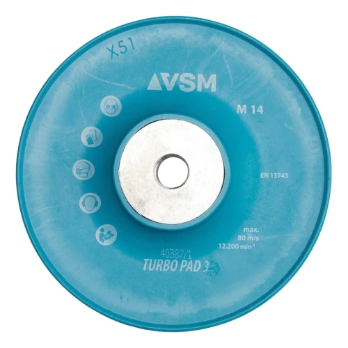 VSM Turbo Pad 3 – žebrovaná podložka pro fibrové kotouče 125 mm M14 000-933 (1)