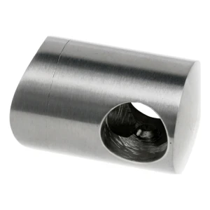 PSG průchodný držák pro tyč fi 12 mm – upevnění k trubce 42,4 mm, AISI 304 lesk