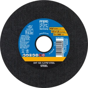 PFERD EHT 125-1.0 PSF Steel – řezný kotouč na ocel 125 x 1,0 mm - balení 25 kusů