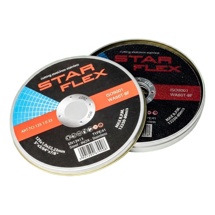 Starflex – sada řezných kotoučů na ocel a nerez 125×1,0 mm (10 ks) 000-950 (1)