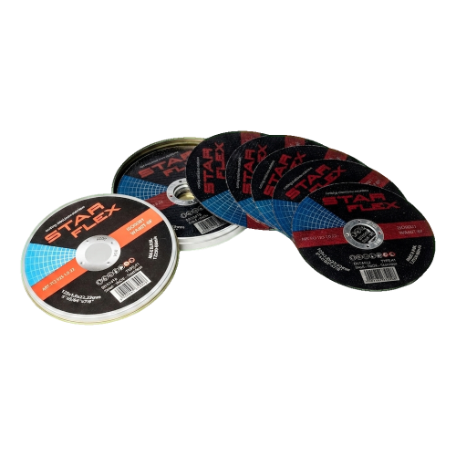 Starflex – sada řezných kotoučů na ocel a nerez 125×1,0 mm (10 ks) 000-950 (2)