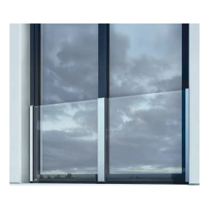 Kozza KB5100 – francouzský balkon z hliníku H1100 mm, sklo 16–17,52 mm, matná anodizace