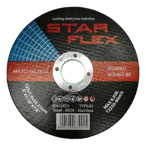 Star Flex – řezný kotouč na ocel a INOX 125×1,6 mm WA46T-BF