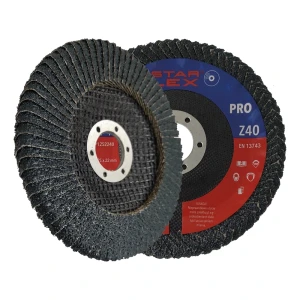 Starflex PRO – lamelový kotouč pro koutové svary 125 mm, zrnitost 40