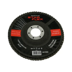 Starflex lamelová brusná deska T29 125 mm pro ocel – zrnitost 100