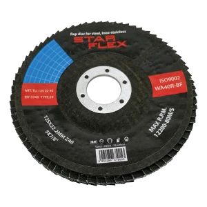 Star Flex – lamelový kotouč zirkonový T29 125 mm zrnitost 40 pro nerezovou ocel