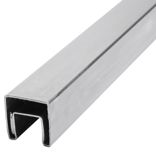 PSG Madlo na sklo 40x40 mm AISI 304 satén – 2500 mm 001-082 (1)