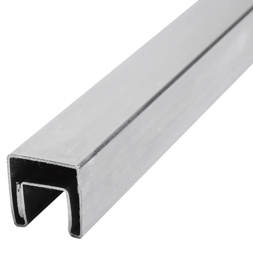 PSG Madlo na sklo 40x40 mm AISI 304 satén – 2500 mm 001-082 (1)