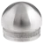Kozza elipsoidní zátka zarážecí do poręče 42,4 mm – ocel AISI 304 satén 001-095 (1)