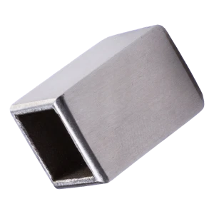 Záslepka ukončení tyče zábradlí 10x10 mm AISI 304 satén