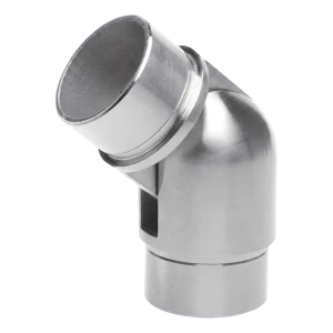 Postal – kloubové zábradlové koleno 90°–180° pro trubku 42,4x2 mm, ocel AISI 304 satina