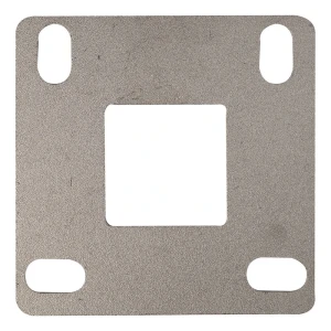 Základna sloupku zábradlí pro svařování 100x100 mm – systém 40x40, nerezová ocel AISI 304