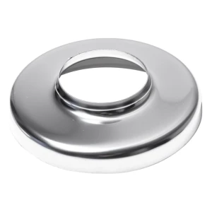 Maskující rozeta s límcem pro trubku fi 40 mm – nerezová ocel AISI 304 lesk