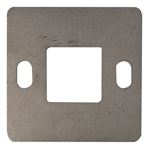 Patka sloupku zábradlí ke svařování 100×100 mm – nerezová ocel AISI 304, systém 40×40 001-162 (1)