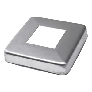 Rozeta krycí k profilu 40x40 mm – nerezová ocel AISI 304 satén
