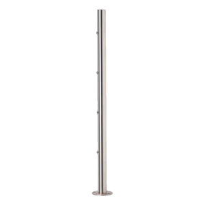 PINOX – prostřední sloupek zábradlí neozbrojený fi 42,4 × 881 mm, nerezová ocel satén