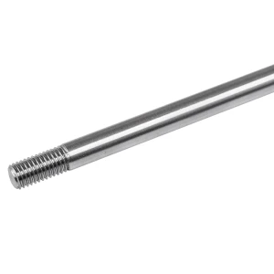 Táhlo pro skleněný přístřešek M12×1200 mm AISI 304 – závit pravý/levý, satén