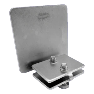 PSG zakončení profilu pojezdové dráhy posuvné brány 80x80 mm pozinkované